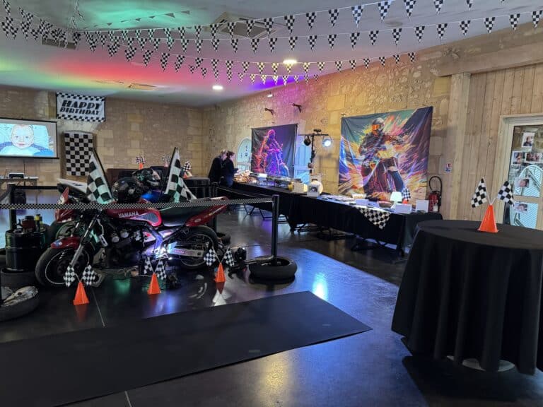 anniversaire moto GP birthday reception Libourne bordeaux arcachon