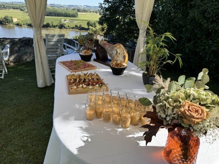 réception évènement garden party Libourne bordeaux arcachon